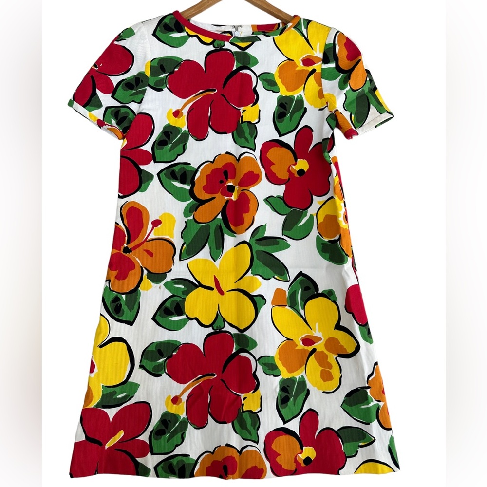 Vintage Bill Blass Womens Floral Print Dress All Over Print Colorful Size 10